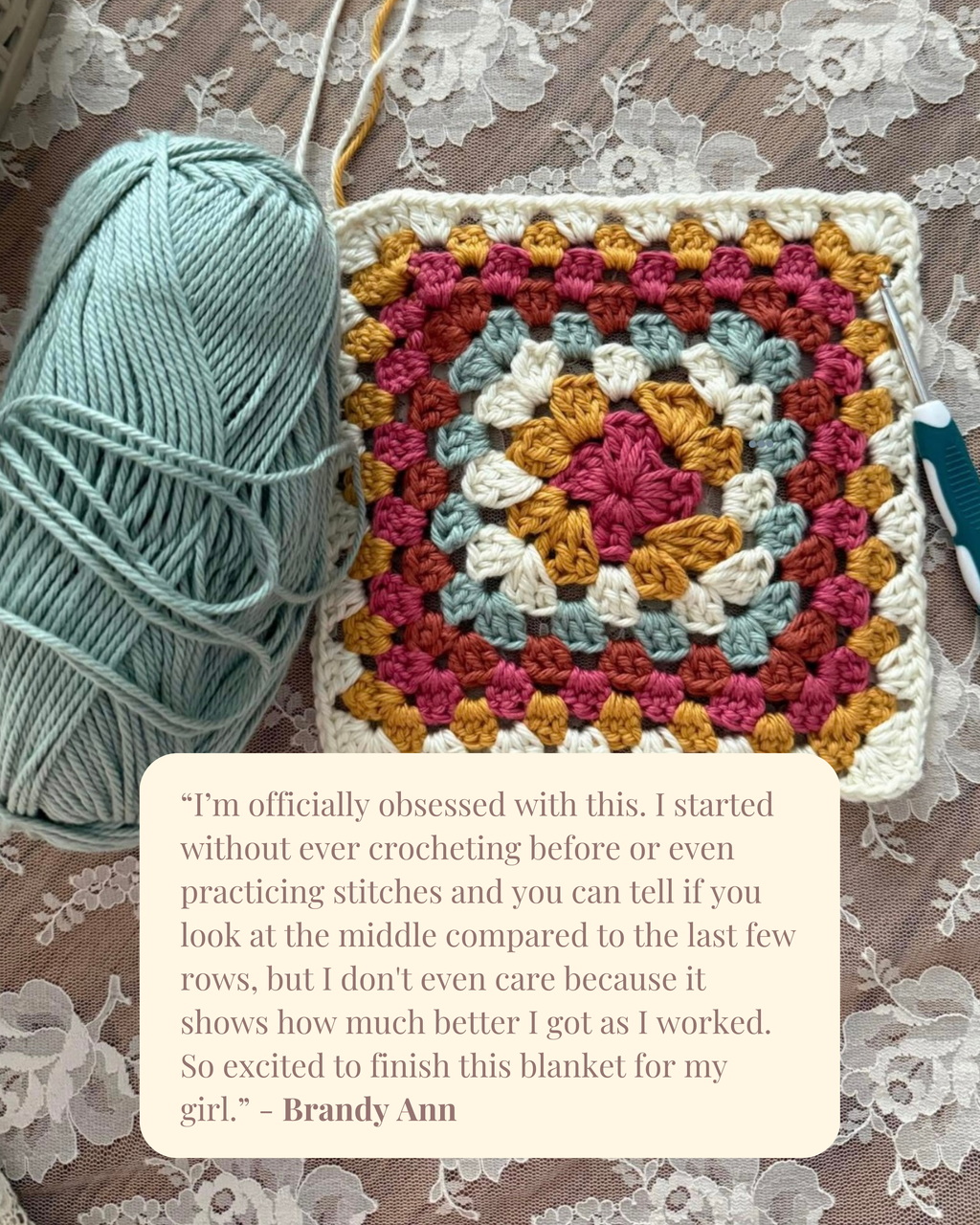 Beginners Guide to Crochet Course - The Gratitude Blanket