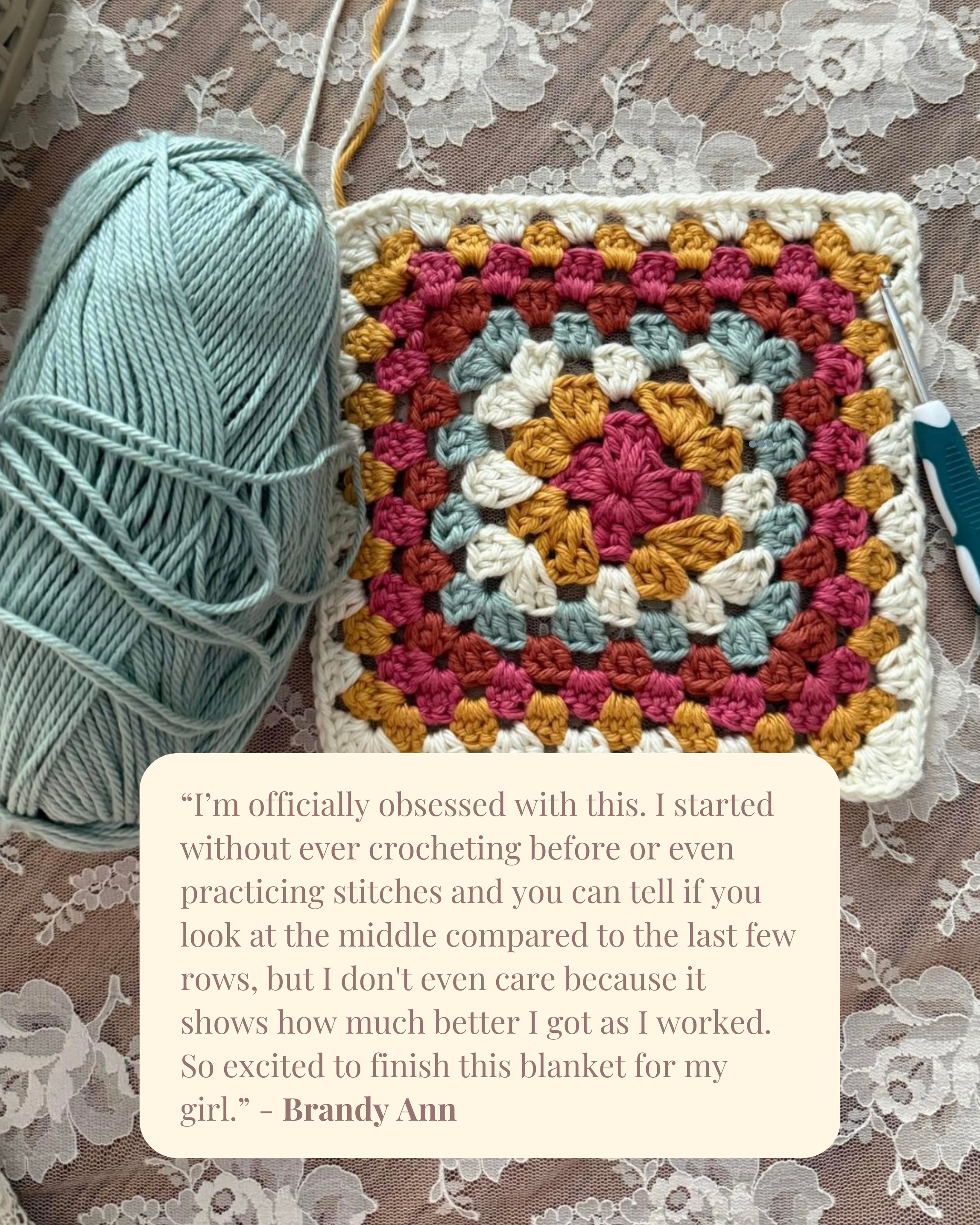 Beginners Guide to Crochet Course - The Gratitude Blanket
