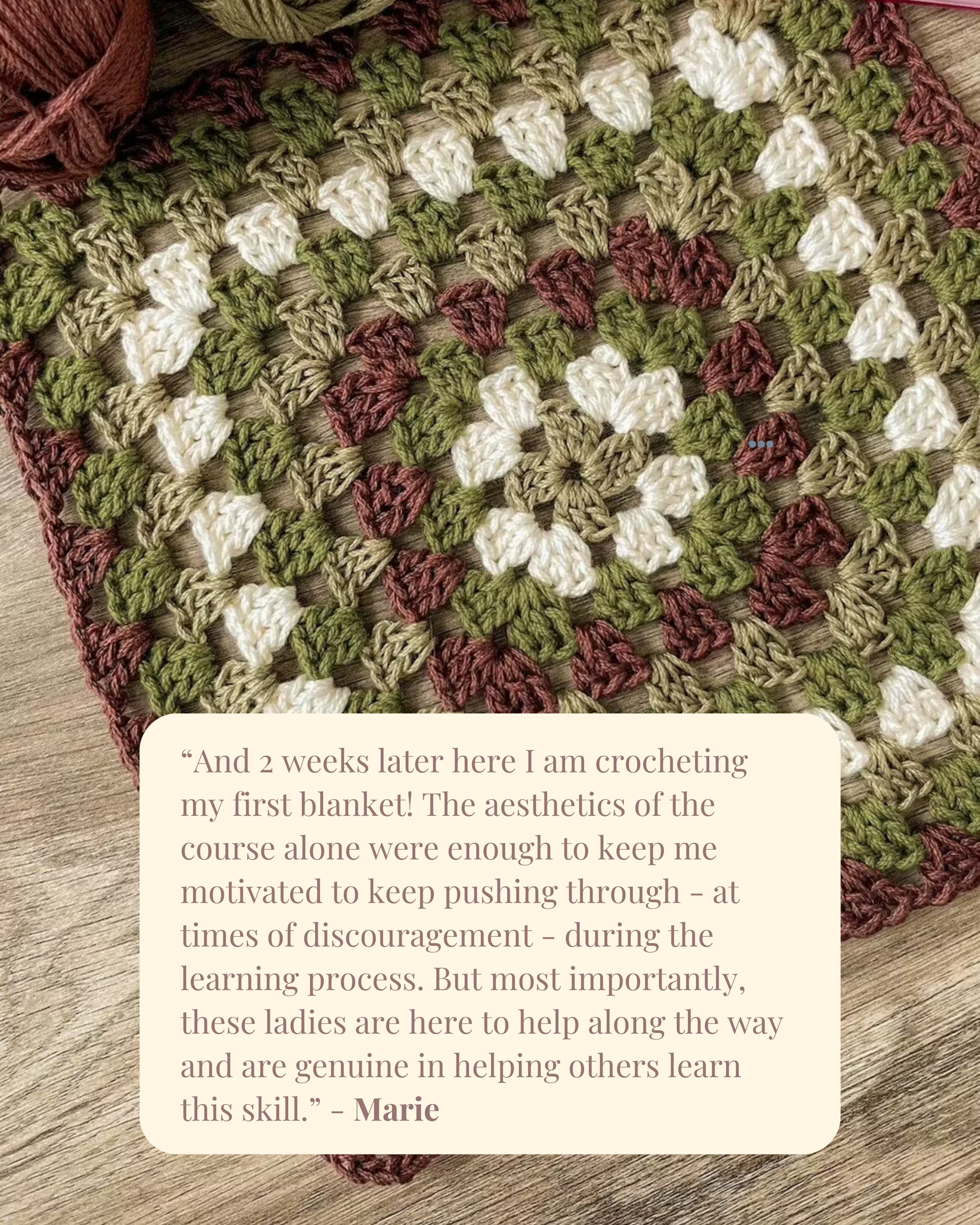 Beginners Guide to Crochet Course - The Gratitude Blanket