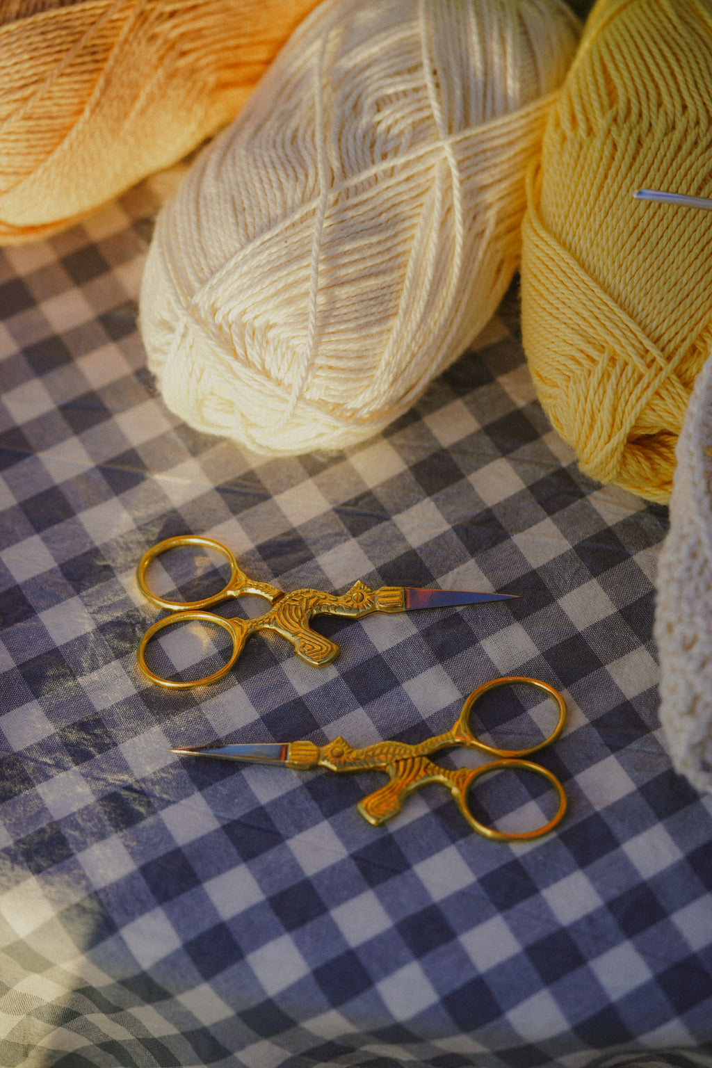 Gold Chicken Scissors