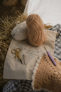 Beginner Crochet Starter Kit - Chai Latte
