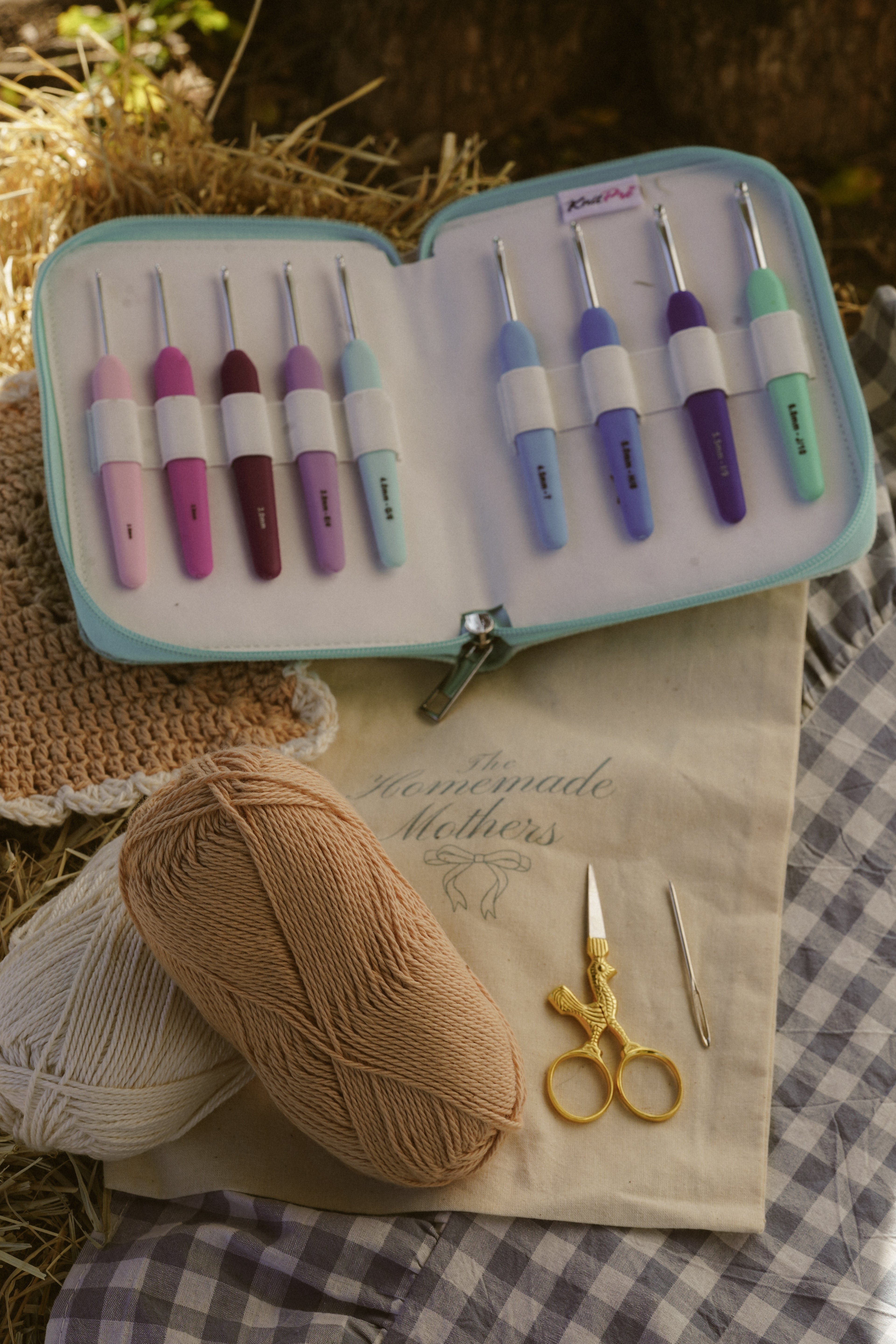 Complete Crochet Starter Kit - Chai Latte